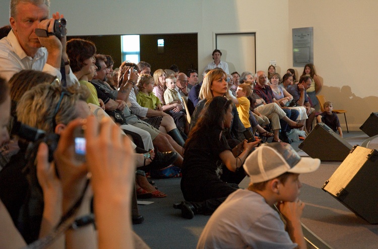 School concert audience