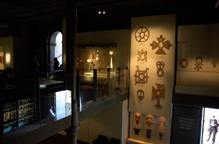 An interior photo at the South Australian Museum