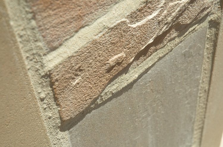Textures on a sandstone surface