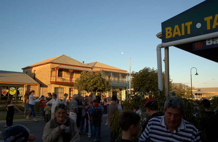 Queueing to meet Santa