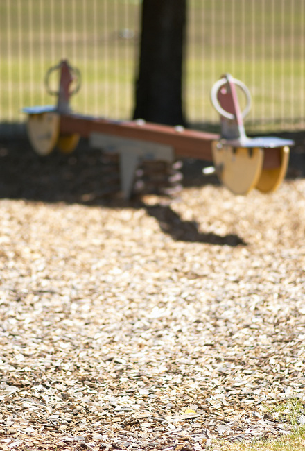 Blurry view of a see-saw