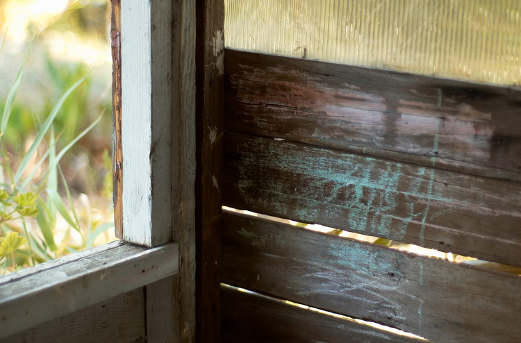 Closeup of a cubbyhouse