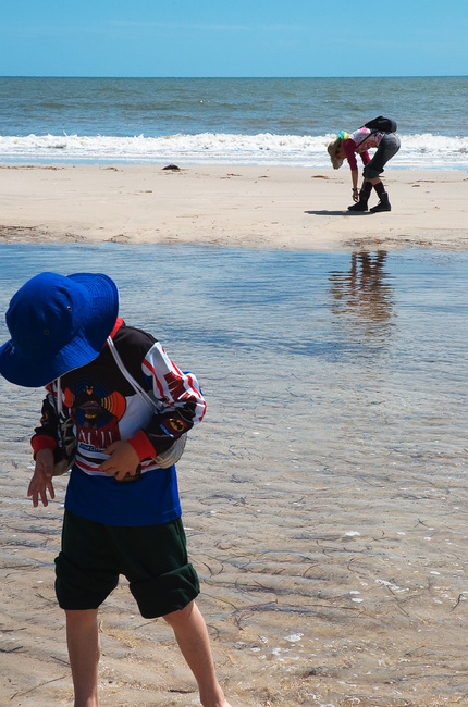 Beach scene