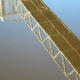 gangway reflection in water