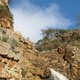 Water flowing over waterfall