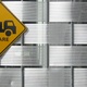Woven metal gate