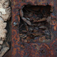Closeup of a transition between wall types