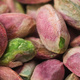 Closeup of pistachio nuts