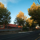 An empty street scene