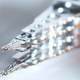 Closeup of the read/write head of a hard disk